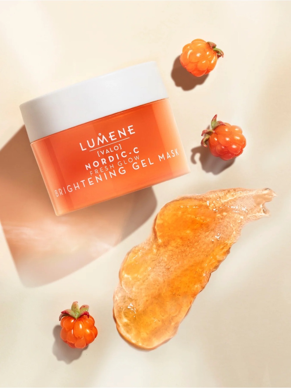 Lumene Brightening Gel Mask- Vegan Skincare With Cloudberry Extract| AHA Acids